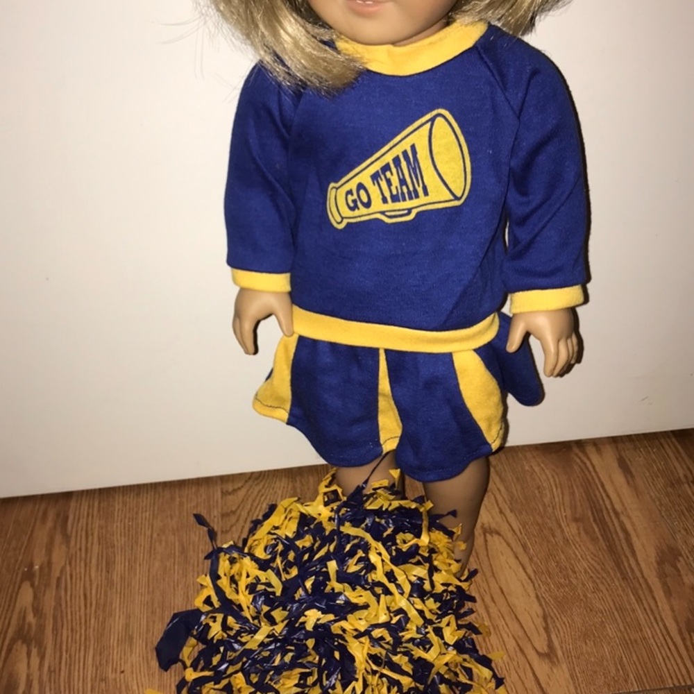 American Girl cheerleading set